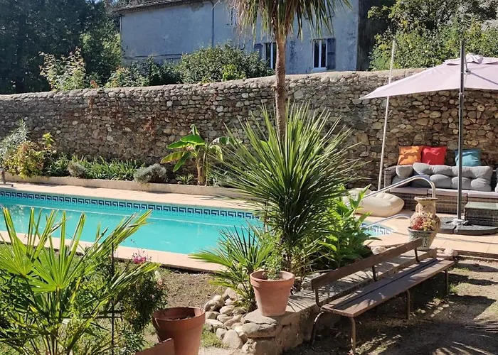 Apartmán St Jean Du Gard : Spacious With Use Of Pool Saint-Jean-du-Gard
